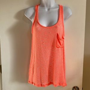 Splendid Knit Pocket Neon Tank, Medium